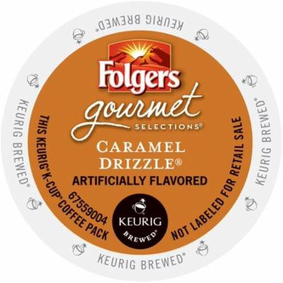 Folgers Gourmet Selections Caramel Drizzle Coffee, K-Cup Portion Pack for Keurig Brewers (96 Count)