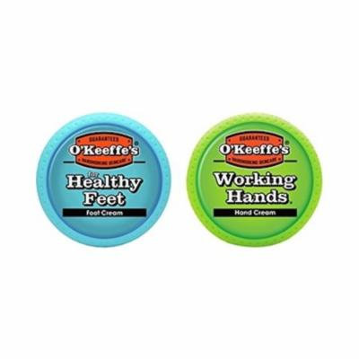 O'Keeffe's Working Hands & Healthy Feet Combination 2 Pack of Jars