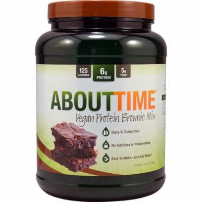About Time Vegan Protein Brownie Mix -- 1.5 lbs pack of 1