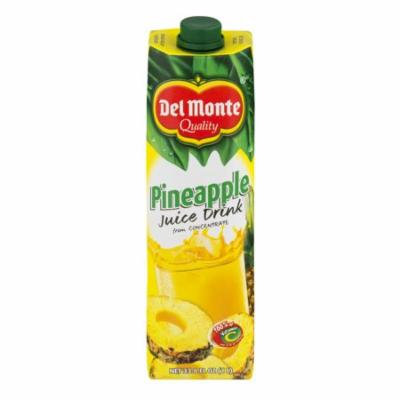 Del Monte Juice, Pineapple, 33.8 Fl Oz, 1 Count