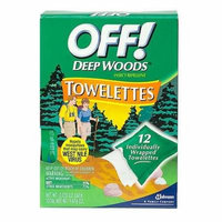 Deep Woods Off! Insect Repellent Towelettes 12.0 ea(pack of 1)
