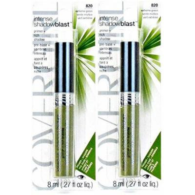 COVERGIRL Intense ShadowBlast Eye Shadow #820 EXTREME GREEN (Set of 2)