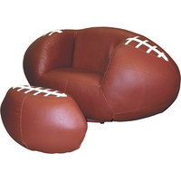Football Chair and Ottoman Set