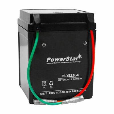 PowerStar® Replacement Yuasa YUAM22LC1 YB2.5L-C-1 Battery-2YR Warranty