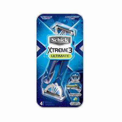 Schick Xtreme 3 Ultimate Razor - 4 ct + Curad Dazzle Bandages 25 Ct