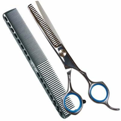 Professional Barber Hair Thinning scissors/ Shears, 6 Inch Stainless Steel Barber Handmade Hair-cutting With a Comb