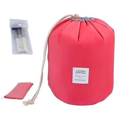 Aigemi Toiletry Bag Organizer for Travel Accessories, Makeup, Shampoo, Cosmetic, Personal Items, Bathroom Storage Drawstring Bag