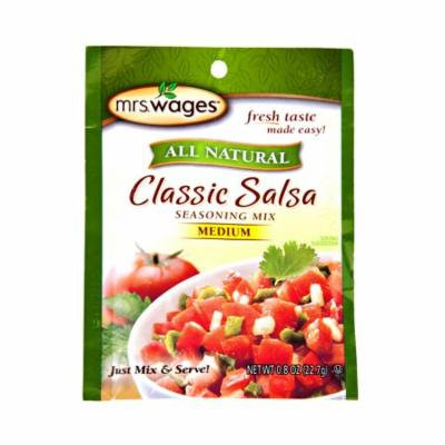 Mrs. Wages All Natural Classic Medium Salsa Mix 0.8 oz. (6 Packets)
