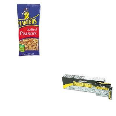 KITEVEEN91PTN07708 - Value Kit - Planters Salted Peanuts (PTN07708) and Energizer Industrial Alkaline Batteries (EVEEN91)