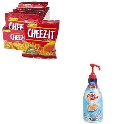 KITKEB12233NES31803 - Value Kit - Coffee-mate Liquid Coffee Creamer (NES31803) and Kelloggs Cheez-It Crackers (KEB12233)