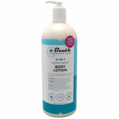 2 Pack - c. Booth 4-in1 Multi-Action Body Lotion, Vanilla Butter 32 oz