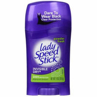 6 Pack - Lady Speed Stick Antiperspirant Deodorant Invisible Dry Powder Fresh 1.40 oz