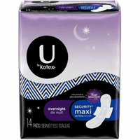 3 Pack - U by Kotex Security Maxi Pads, Overnight 14 ea