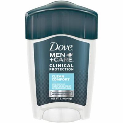 4 Pack - Dove Men + Care Clinical Protection Antiperspirant Deodorant Solid Clean Comfort 1.70 oz