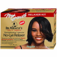 4 Pack - Dr. Miracle's New Growth Intensive No-Lye Relaxer Kit Regular, 1 ea