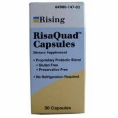 Risaquad Capsules, Probiotic Dietary Supplement 30 ea