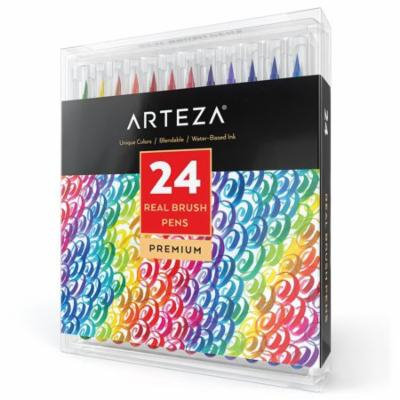 Arteza Watercolor Real Brush Pens (Set of 24)