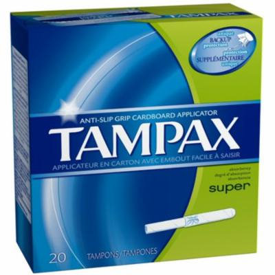 6 Pack - Tampax Tampons Super 20 Each
