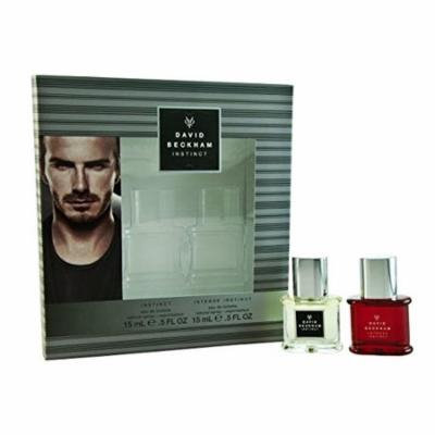 David Beckham INSTINCT - 2 Piece GIFT SET - Instinct EDT Natural Spray .5 Oz. + Intense Instinct EDT Natural Spray .5 Oz. = ($40.00 Value) GREAT FATHERS DAY GIFT + LA Cross Blemish Remover 74851