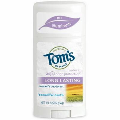 6 Pack - Tom's of Maine Natural Long Lasting Women's Deodorant, Beautiful Earth 2.25 oz