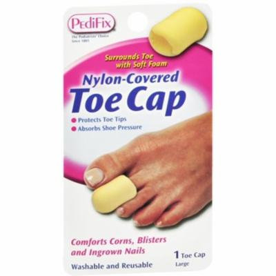 2 Pack - PediFix Nylon-Covered Toe Cap Large 1 Each