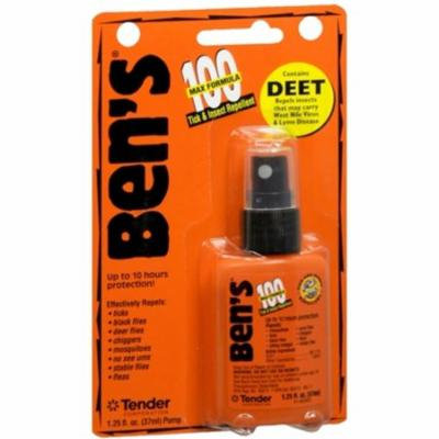 3 Pack - Ben's 100 Max Formula Tick and Insect Repellant 1.25 oz
