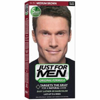 6 Pack - JUST FOR MEN Hair Color, Medium Brown 35, 1 ea