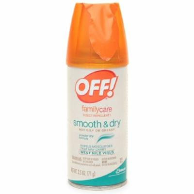 3 Pack - OFF! Family Care Smooth & Dry Insect Repellent 2.5 oz