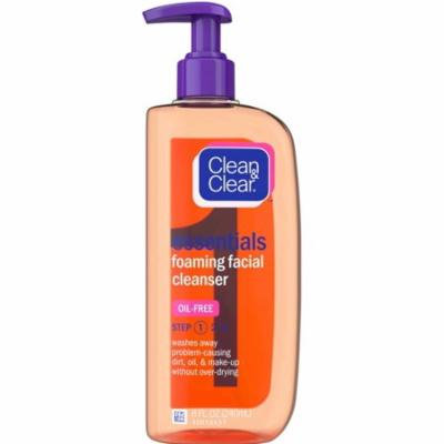 2 Pack - CLEAN & CLEAR Essentials Foaming Facial Cleanser 8 oz
