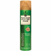 2 Pack - Schwarzkopf Thicker Fuller Hair Volumizing Hairspray, 8 oz