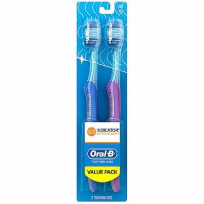 6 Pack - Oral-B Indicator Contour Clean Soft Toothbrush, Value Pack, 2 ea