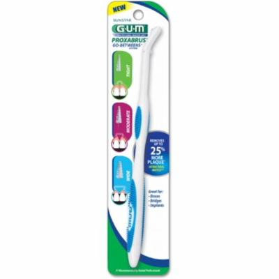 2 Pack - GUM Proxabrush Go-Betweens Handle with Refills 1 Each