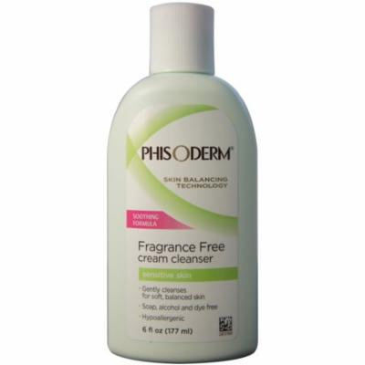 4 Pack - Phisoderm Fragrance Free Cream Cleanser For Sensitive Skin 6 oz