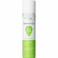 3 Pack - Summer's Eve Feminine Deodorant Spray, Tropical Rain 2 oz