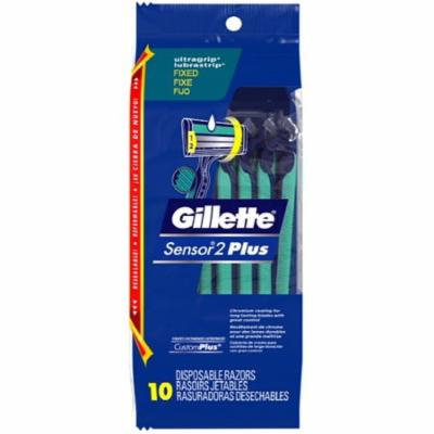 2 Pack - Gillette Sensor 2 Pus Razors 10 Each