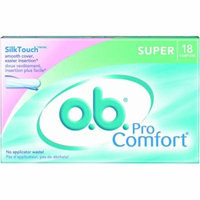 3 Pack - o.b. Pro Comfort Tampons Super 18 ea