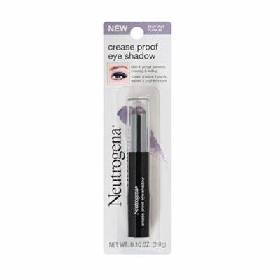 Neutrogena Crease Proof Eye Shadow, Stay Put Plum 60, 0.10 Ounce + Makeup Blender