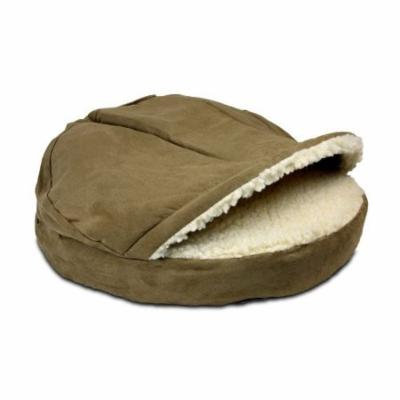 Snoozer Luxury Orthopedic Cozy Cave Pet Bed, Small, Camel