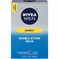 6 Pack - NIVEA FOR MEN Energy, Double Action Balm 3.30 oz
