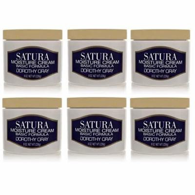 Dorothy Gray Satura Moisture Cream Basic Formula: 8 Oz (6 Pack) + LA Cross Tweezers 71817