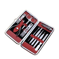 10-in-1 Pedicure / Manicure Set Nail Clippers Cleaner Cuticle Grooming Kit Case