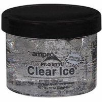 3 Pack - Ampro Clear Ice Protein Styling Gel, Ultra Hold 10 oz
