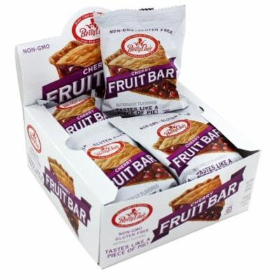 Betty Lou's - Fruit Bars Box Gluten Free Cherry - 12 Bars(pack of 6)
