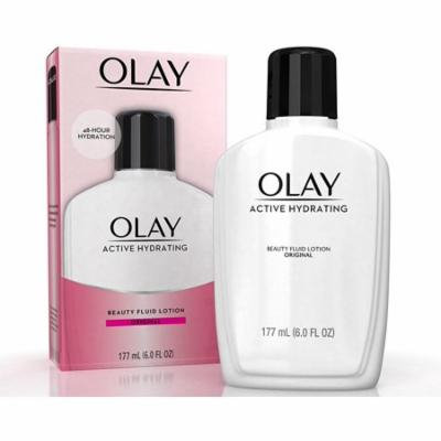 2 Pack - OLAY Active Hydrating Beauty Fluid Original 6 oz