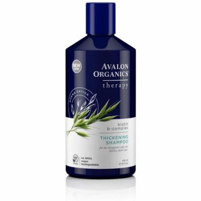 2 Pack - Avalon Organics Biotin-B Complex Thickening Shampoo 14 oz