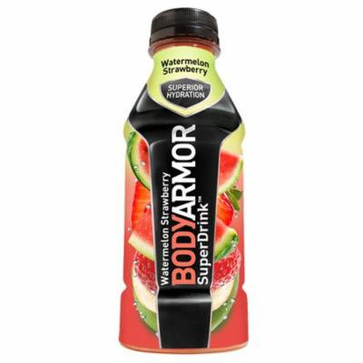 Body Armor Watermelon Strawberry Sports Drink 16 oz Plastic Bottles - Pack of 12
