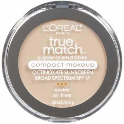 2 Pack - L'Oreal True Match Super-Blendable Compact Makeup, Soft Ivory, 30 oz
