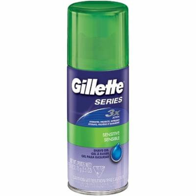 6 Pack - Gillette Series Sensitive Skin Shave Gel 2.50 oz