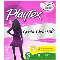 Playtex Gentle Glide 360 Fresh Scent Multi-Pack Tampons 18 ea