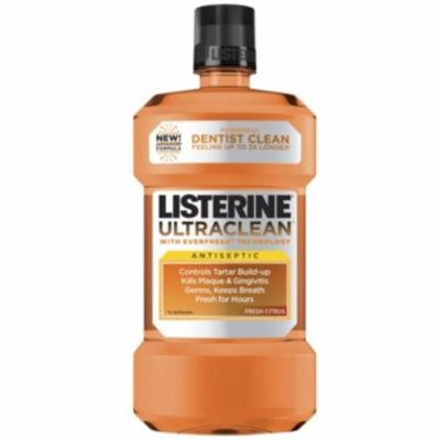 2 Pack - Listerine Ultraclean Antiseptic Fresh Citrus 1500 mL